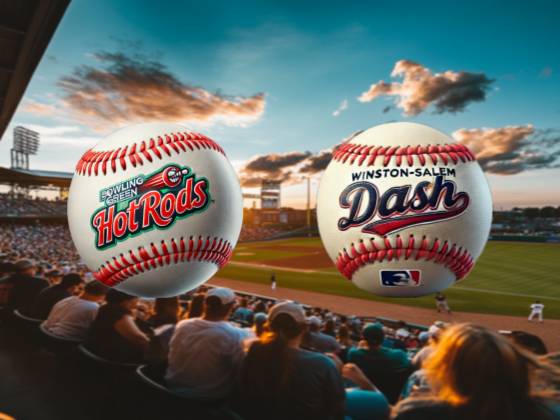 Bowling Green Hot Rods at Winston-Salem Dash